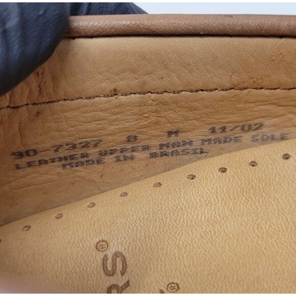 Vintage Old Money Academia Professor Woven Leather Driving Loafers Brown Slip-On - Picture 8 of 11